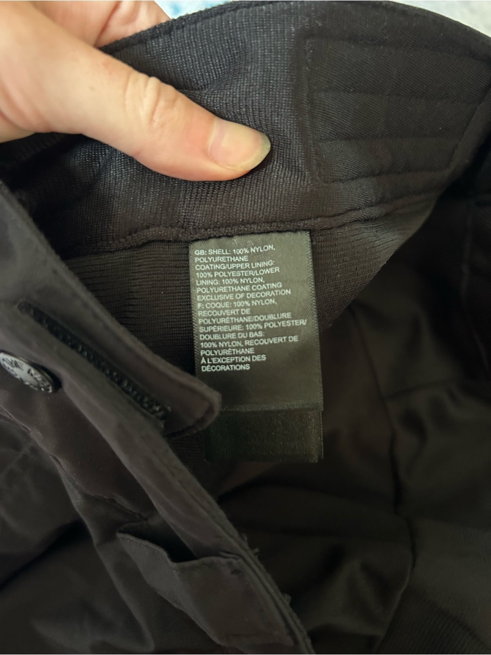 The North Face Black Waterproof Ski/Snow Pants with Cargo Pocket - Picture 8 of 9